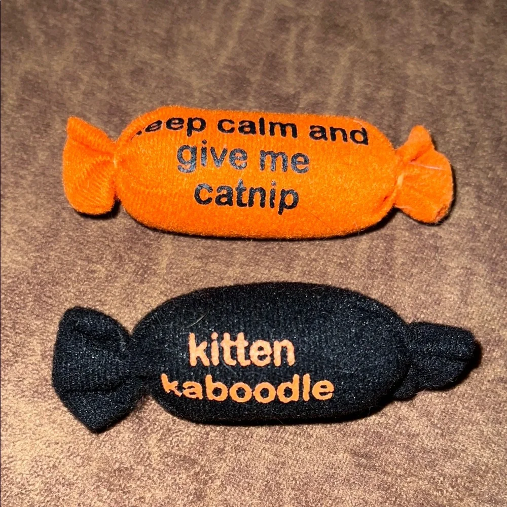 Halloween Candy Catnip Crackle Cat Toys